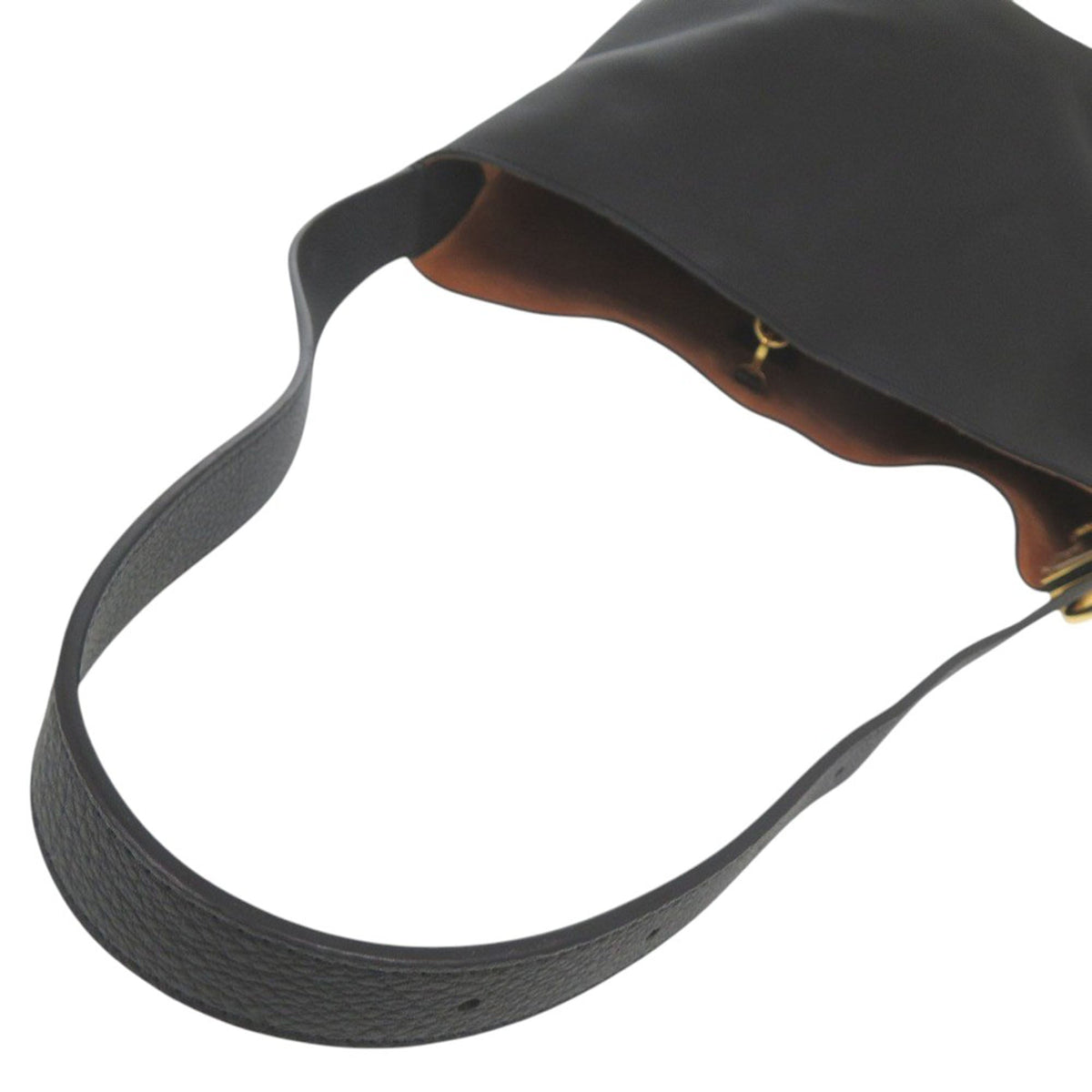 Louis Vuitton Grained Calfskin Low Key Hobo MM