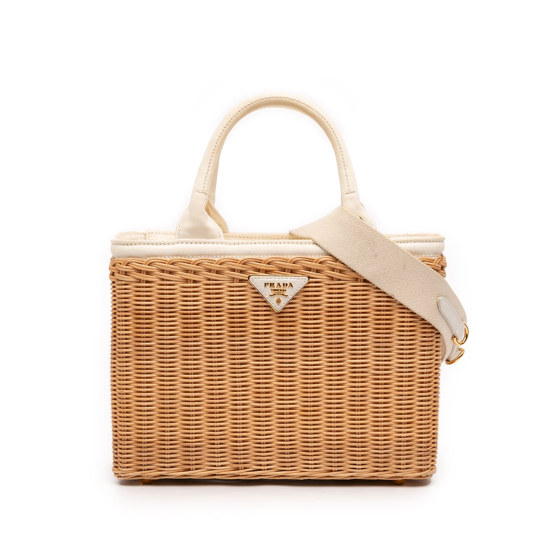Prada Wicker Satchel