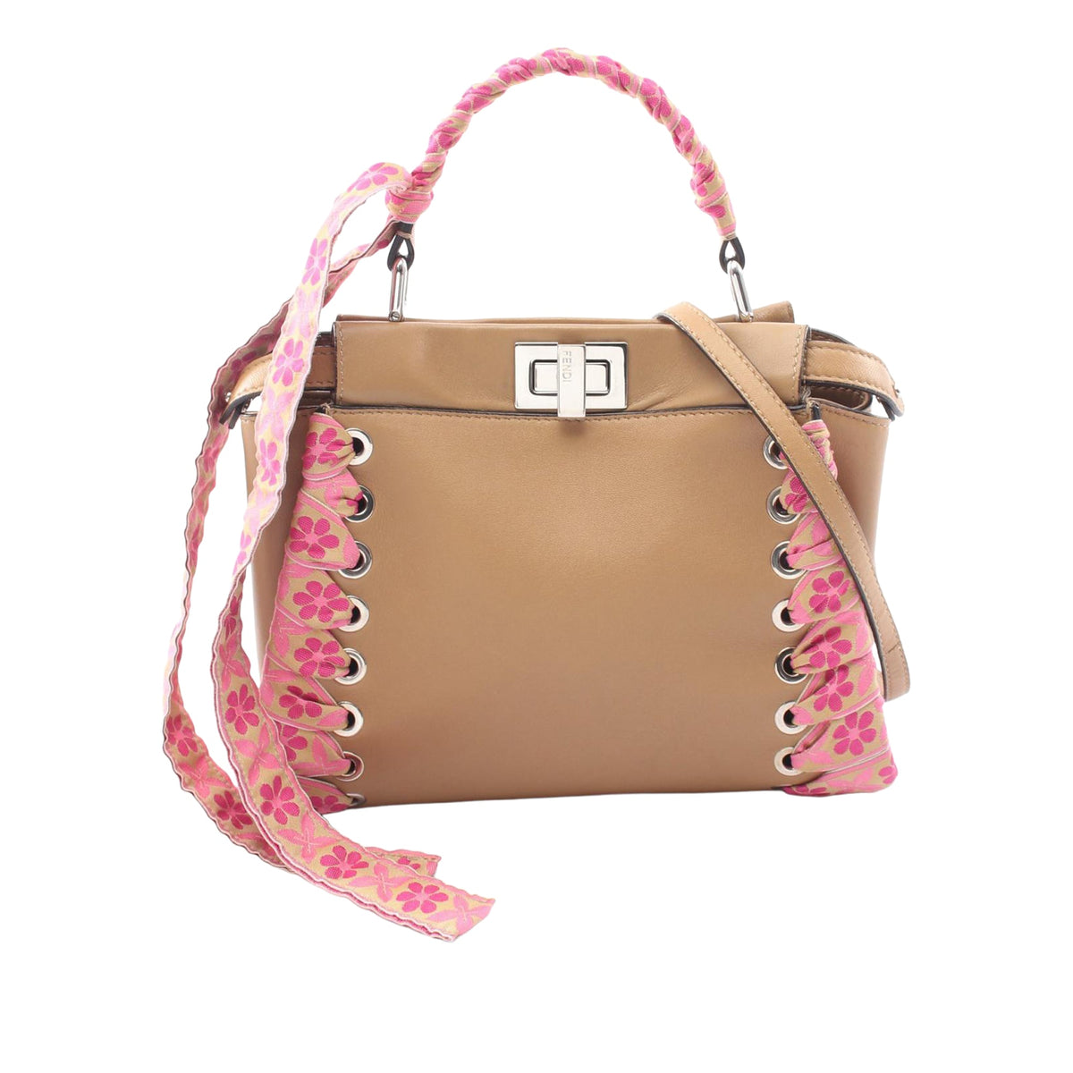 Fendi Mini Ribbon Whipstitch Peekaboo