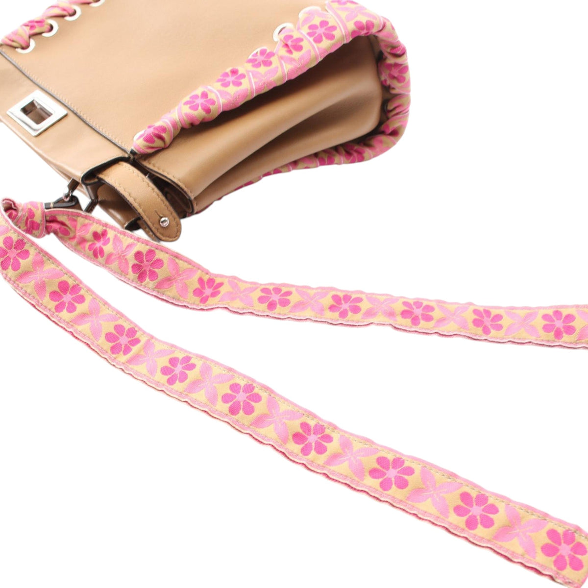 Fendi Mini Ribbon Whipstitch Peekaboo