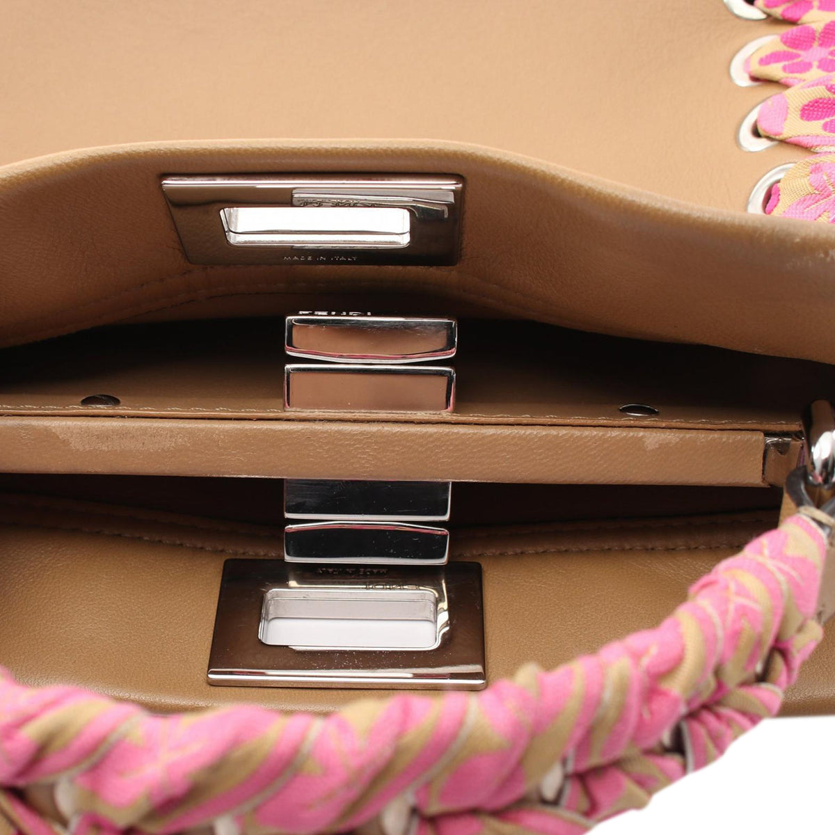 Fendi Mini Ribbon Whipstitch Peekaboo