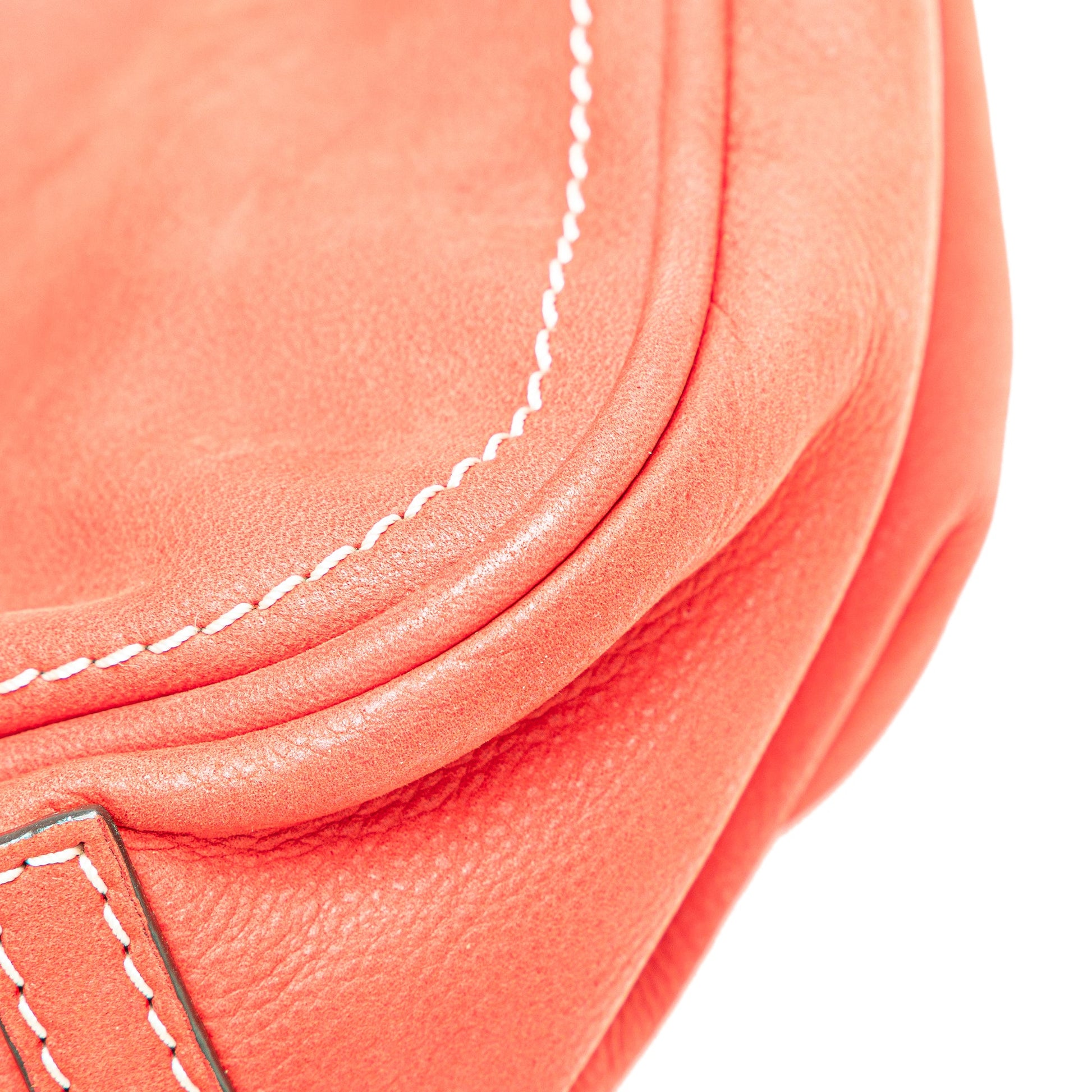 LOEWE Nubuck Anagram Madrid Fringe Shoulder Bag