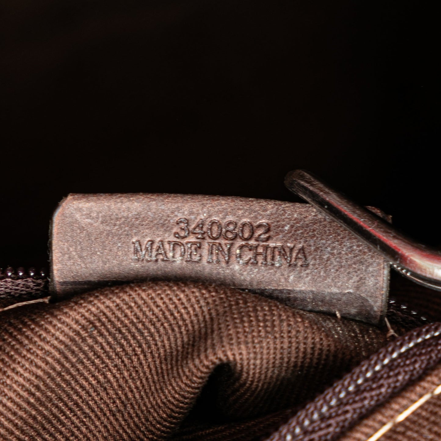 LOEWE Nubuck Anagram Madrid Fringe Shoulder Bag
