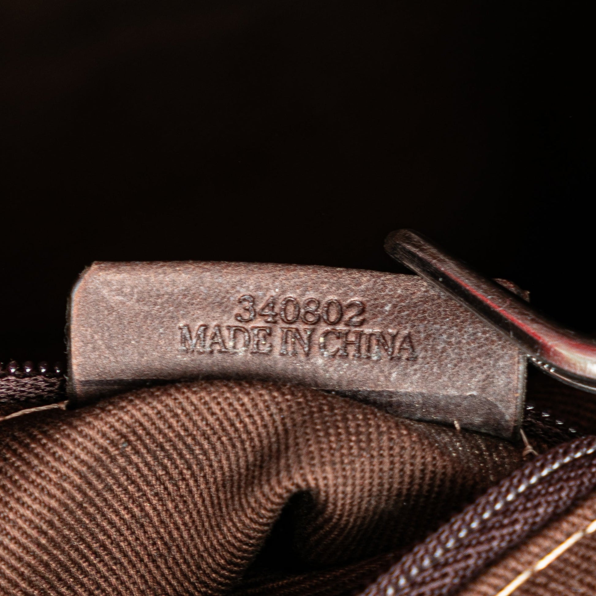 LOEWE Nubuck Anagram Madrid Fringe Shoulder Bag