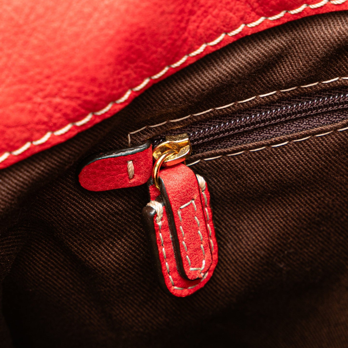 LOEWE Nubuck Anagram Madrid Fringe Shoulder Bag