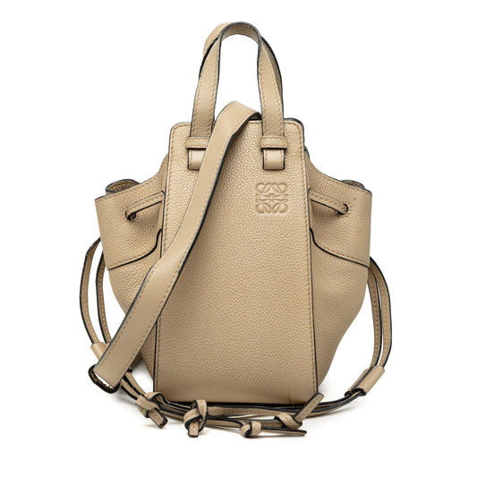 LOEWE Mini Grained Calfskin Drawstring Hammock Bag