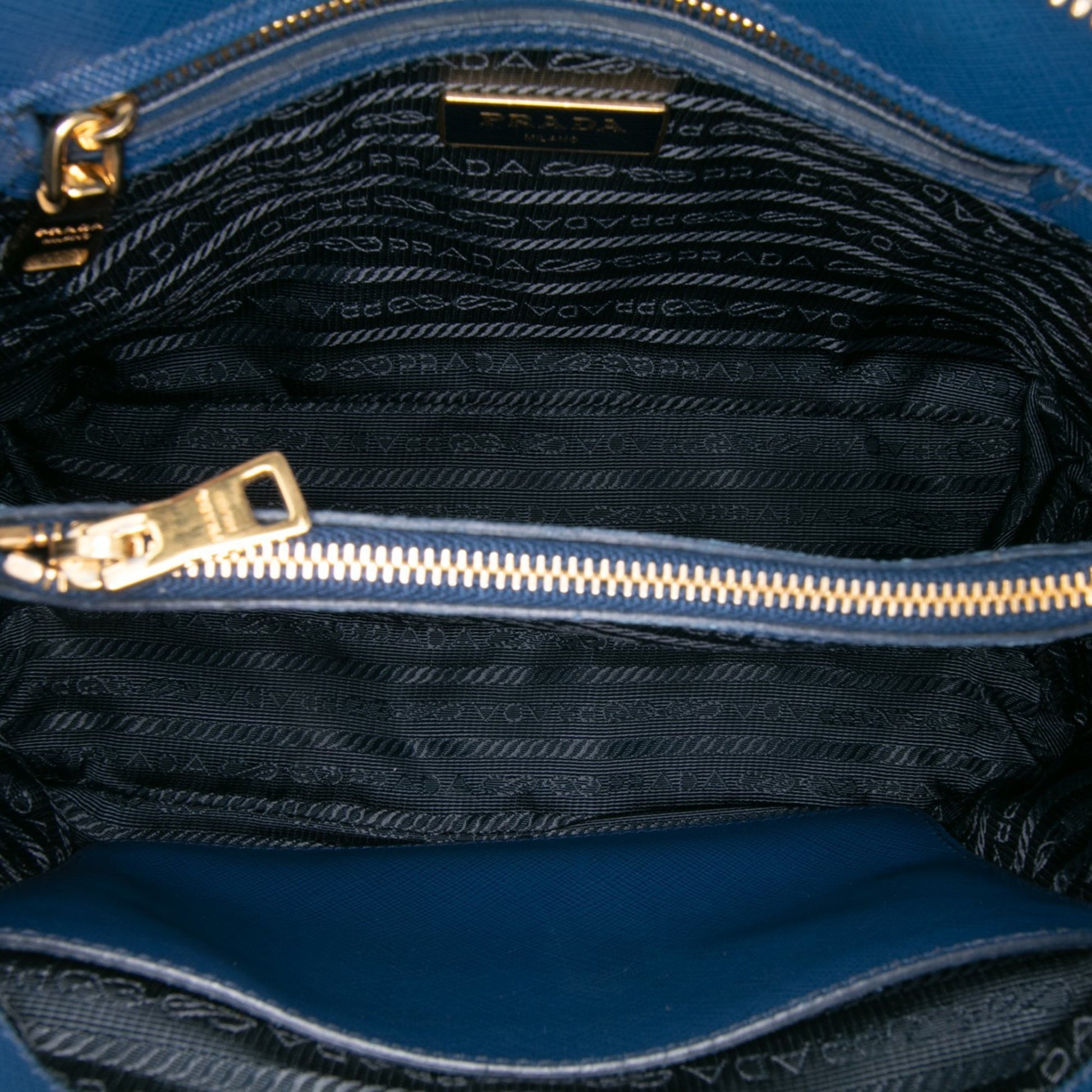 Prada Small Saffiano Lux Promenade Satchel