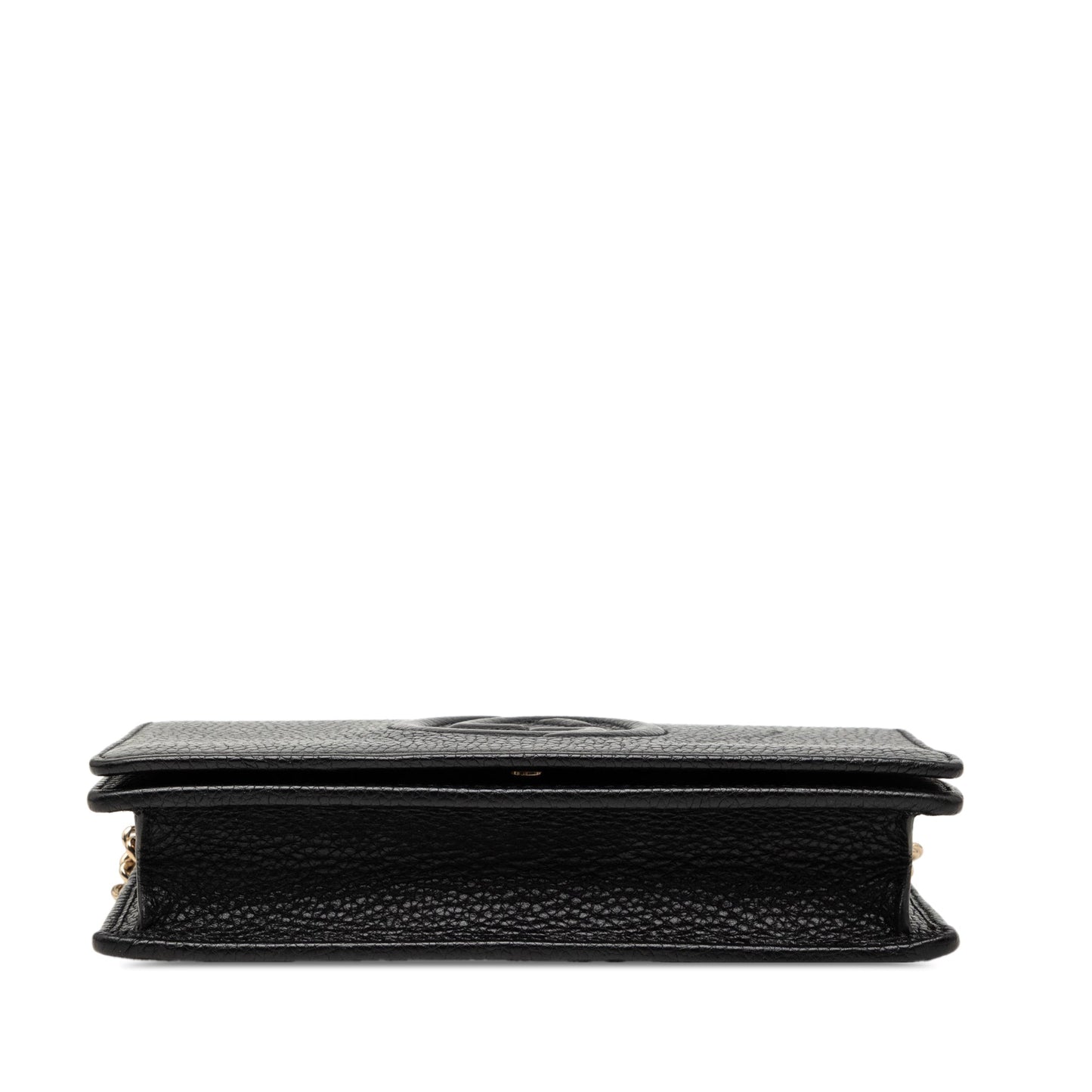 Gucci Pebbled Calfskin Soho Wallet On Chain