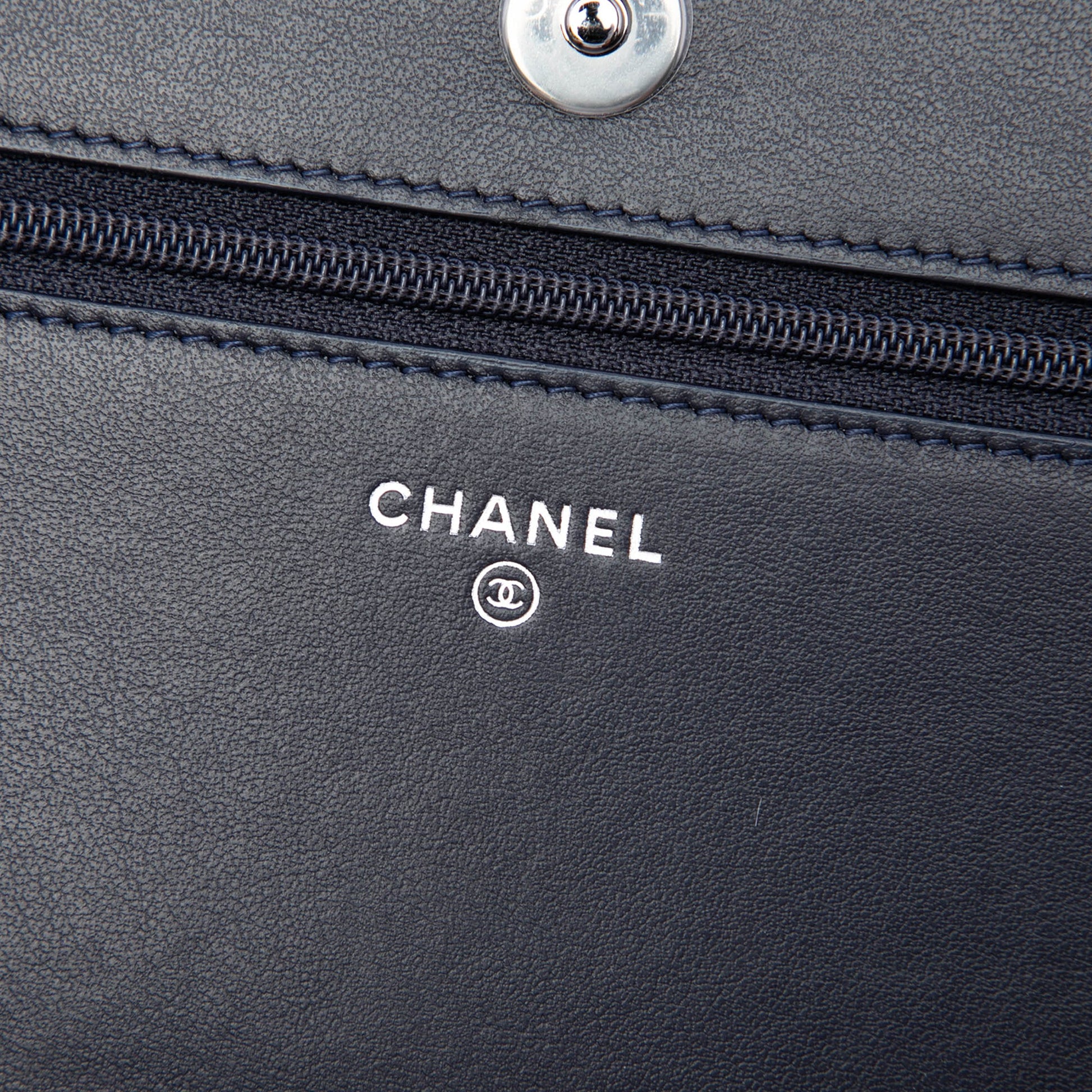 Chanel Paris Shanghai Crystal Embellished Canvas Wallet On Chain