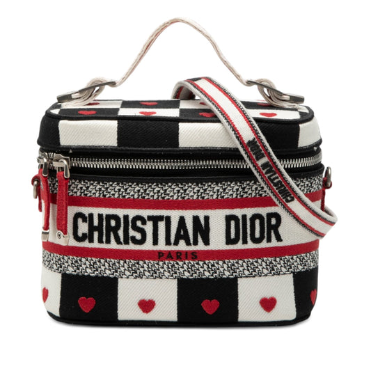 DiorAmour Small Canvas Embroidered D Royaume d Amour Diortravel Vanity Case