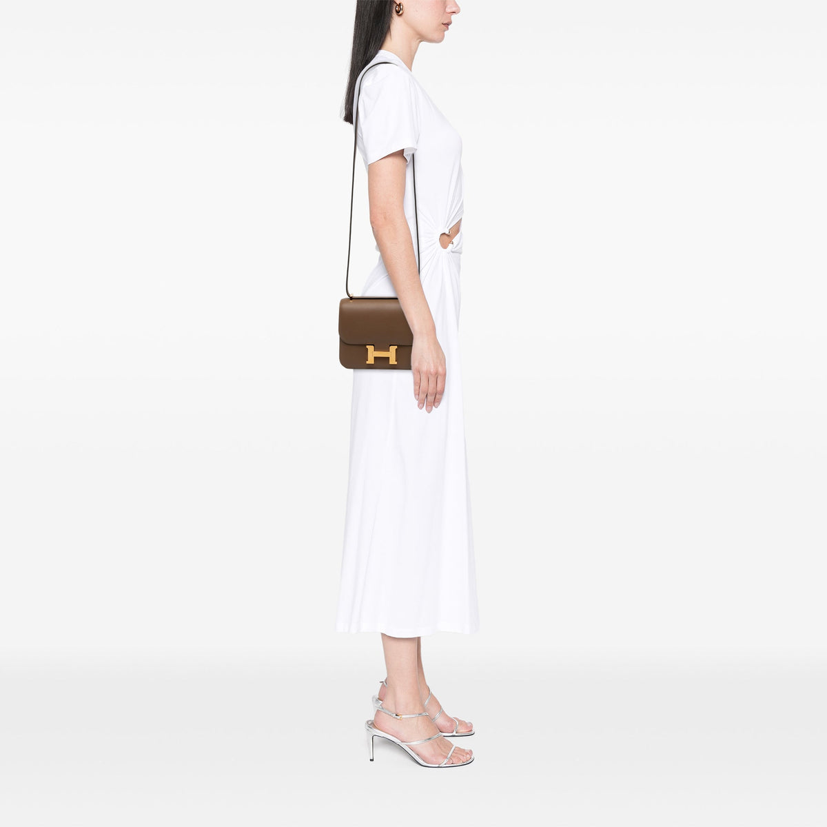 Hermès Mini Chevre Mysore Constance 18 — Brown