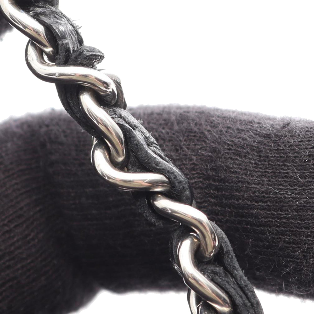 Chanel CC Quilted Caviar Wallet on Chain