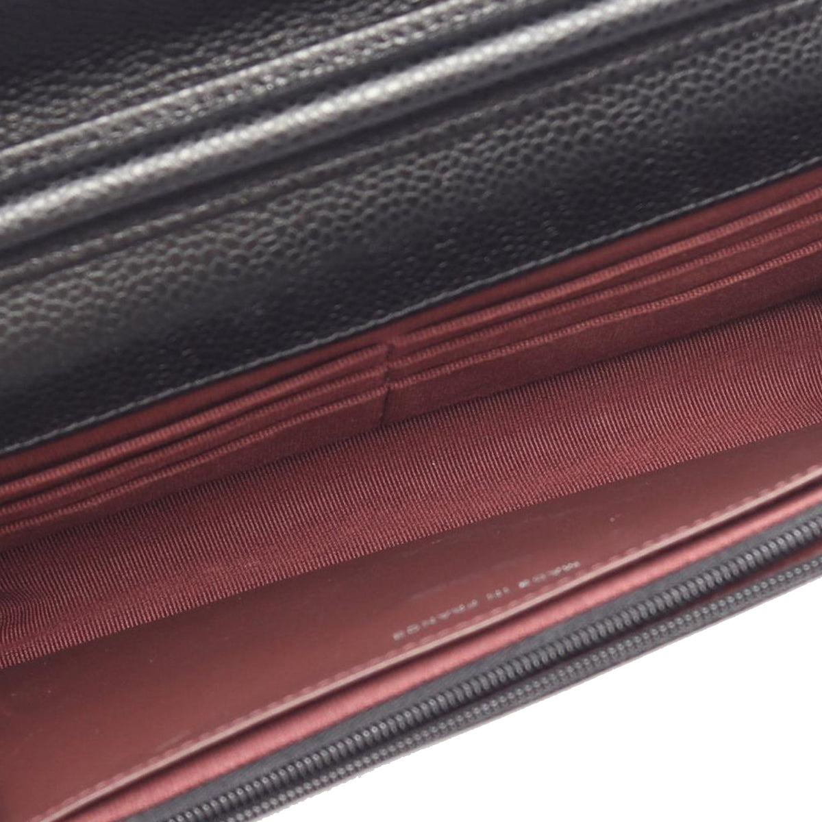Chanel CC Quilted Caviar Wallet on Chain