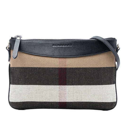 Burberry Mega Check Canvas Peyton Crossbody