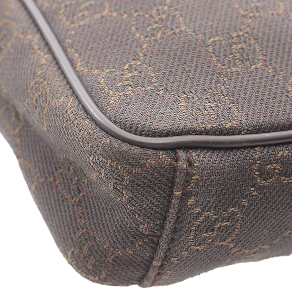Gucci GG Canvas Crossbody — Brown