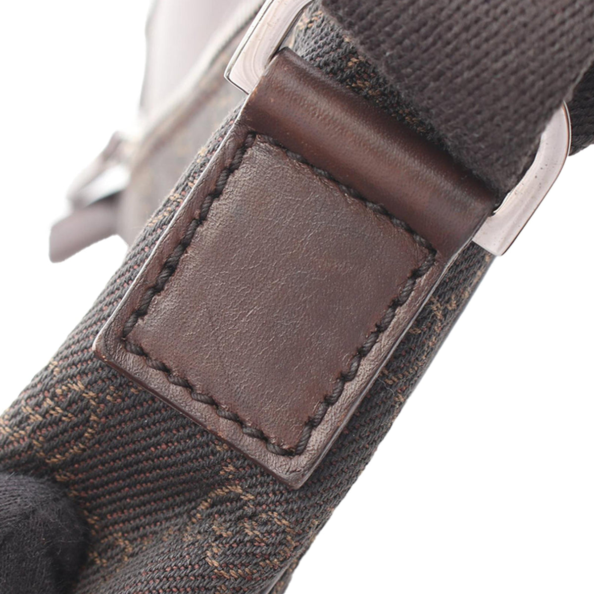 Gucci GG Canvas Crossbody — Brown