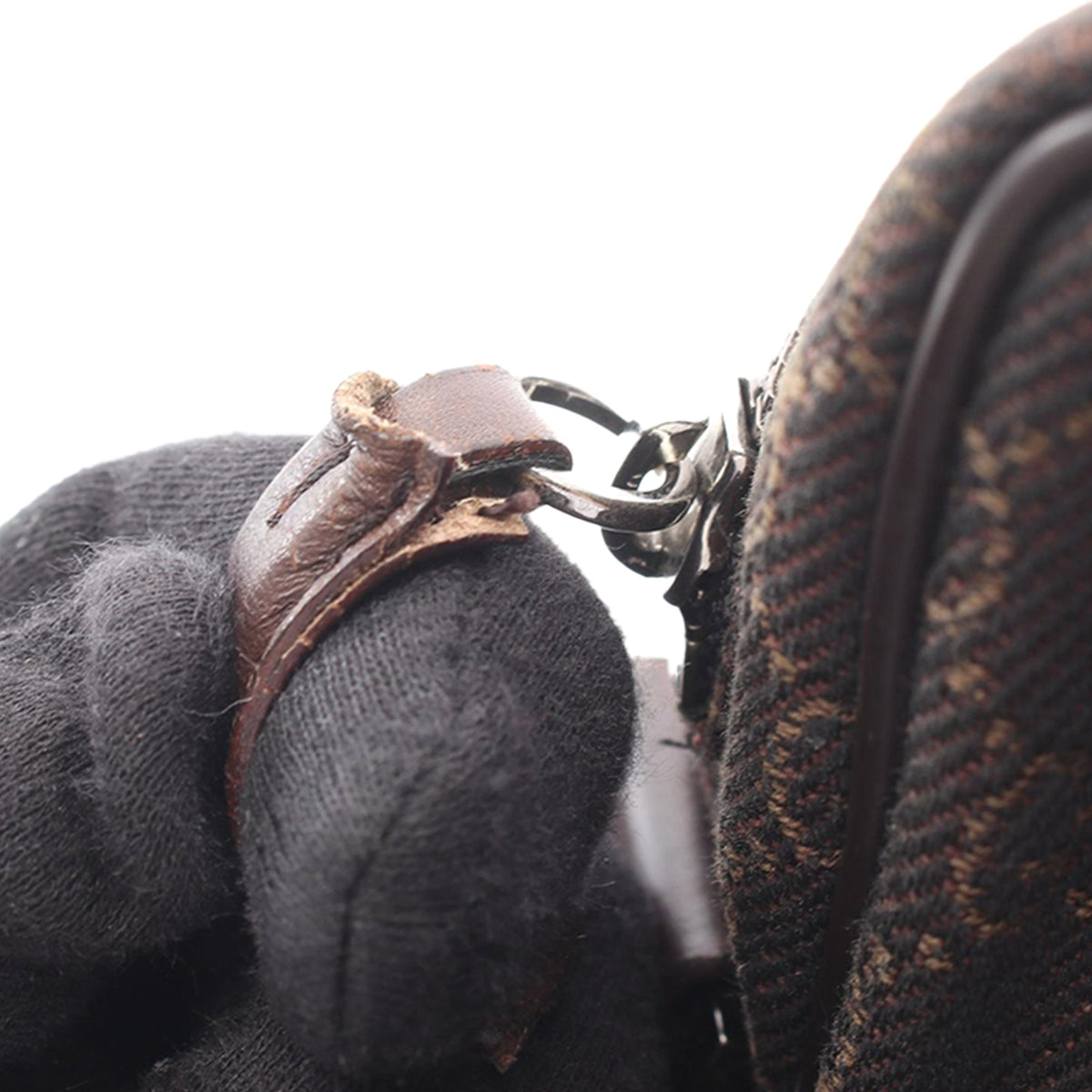 Gucci GG Canvas Crossbody — Brown