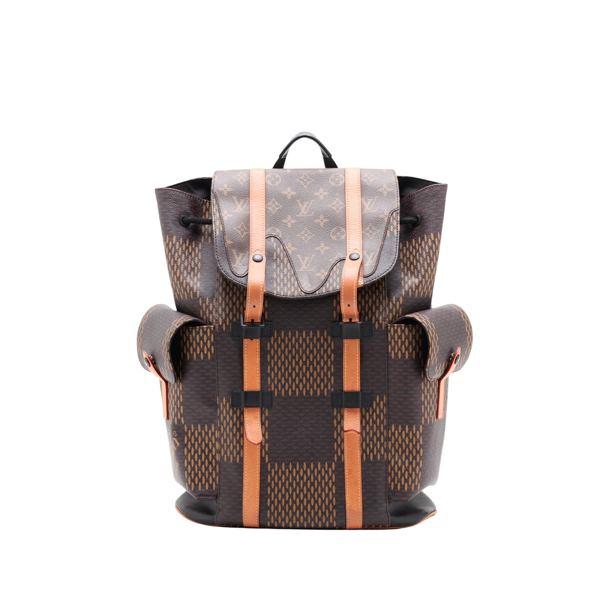 Louis Vuitton Nigo Giant Damier Ebene Monogram Christopher — Brown