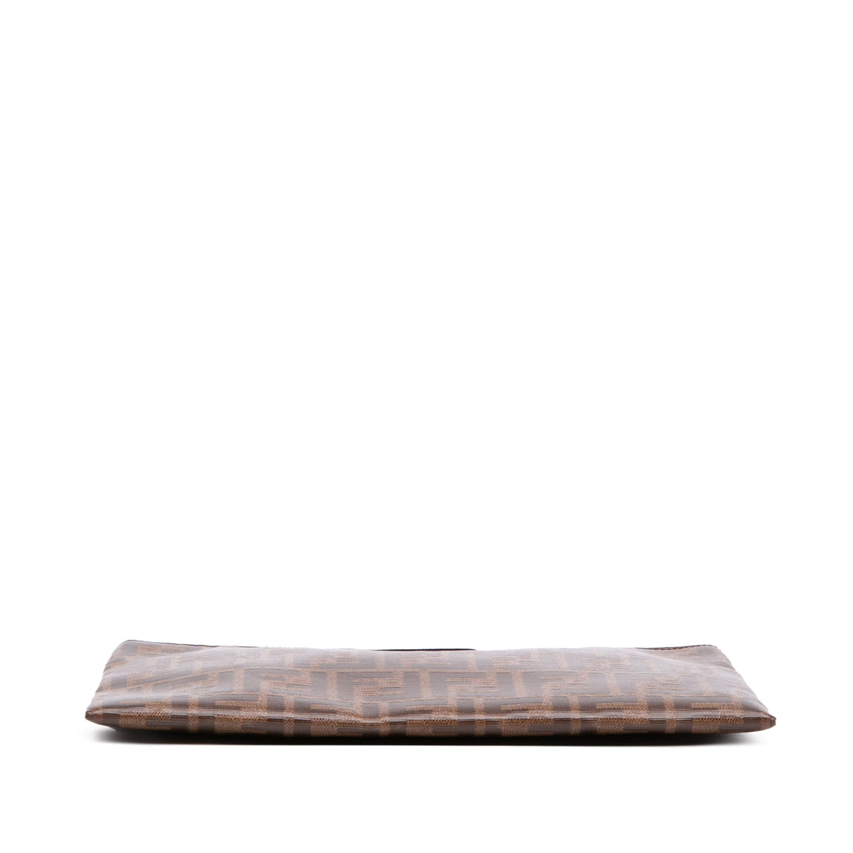 Fendi Zucca Coated Canvas Clutch