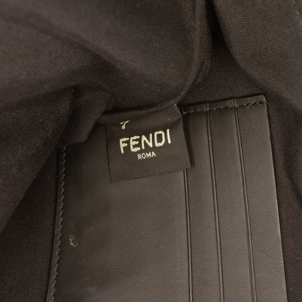 Fendi Zucca Coated Canvas Clutch