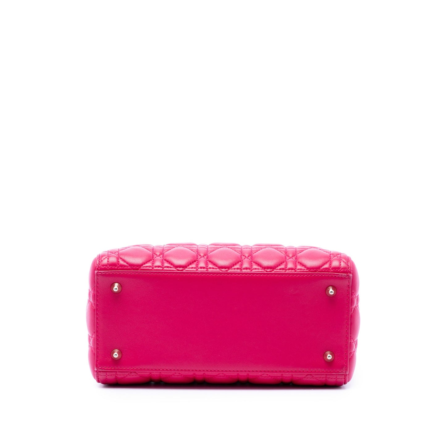 Dior Medium Lambskin Cannage Lady Dior