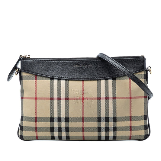 Burberry Haymarket Check Canvas Peyton Crossbody