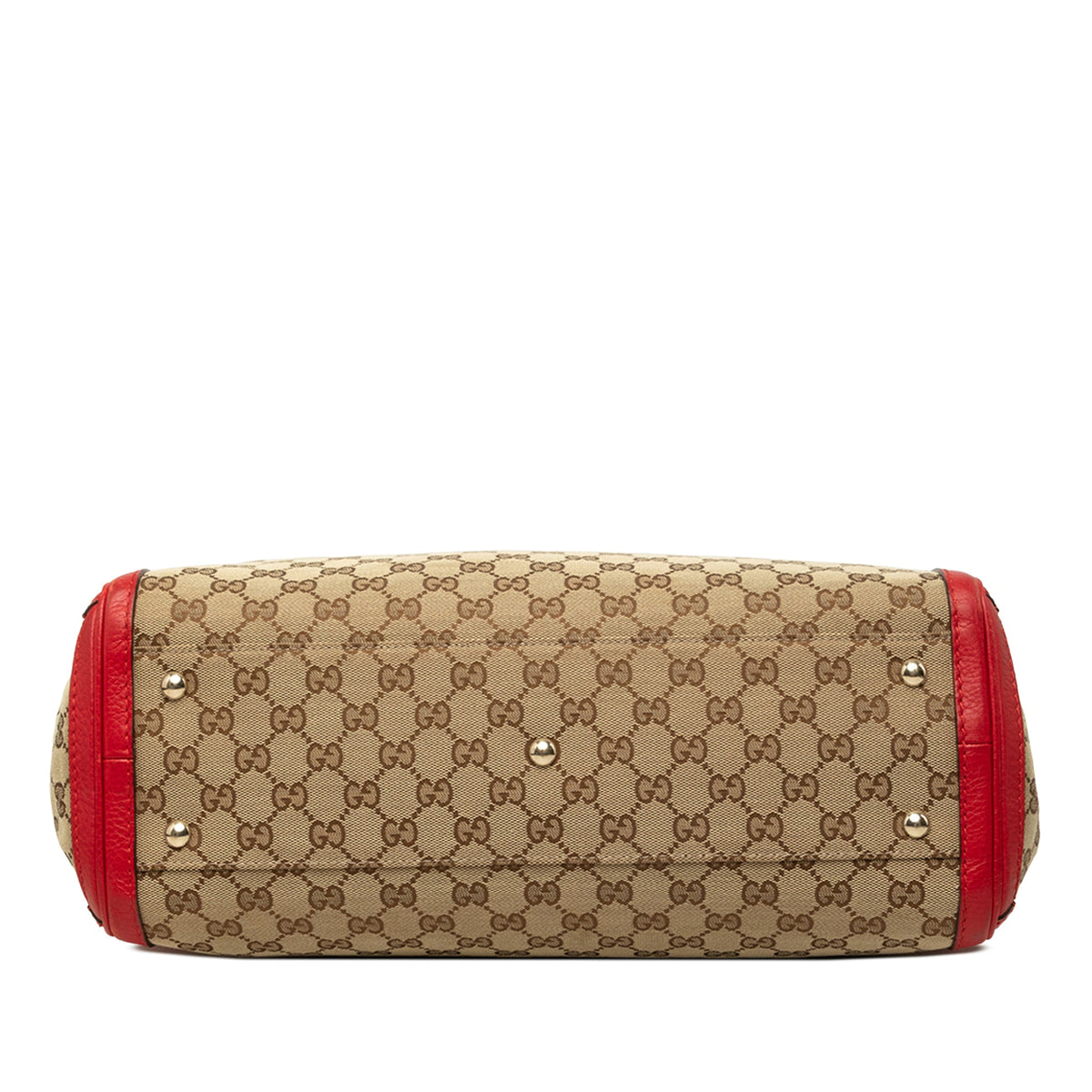 Gucci GG Canvas Bella Tote — Red
