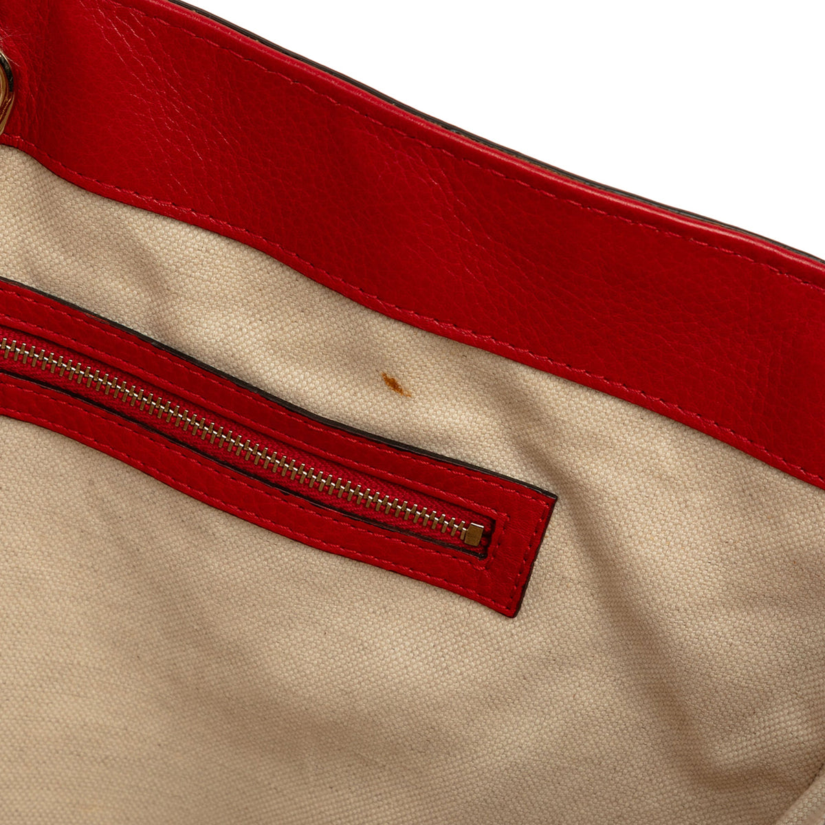 Gucci GG Canvas Bella Tote — Red