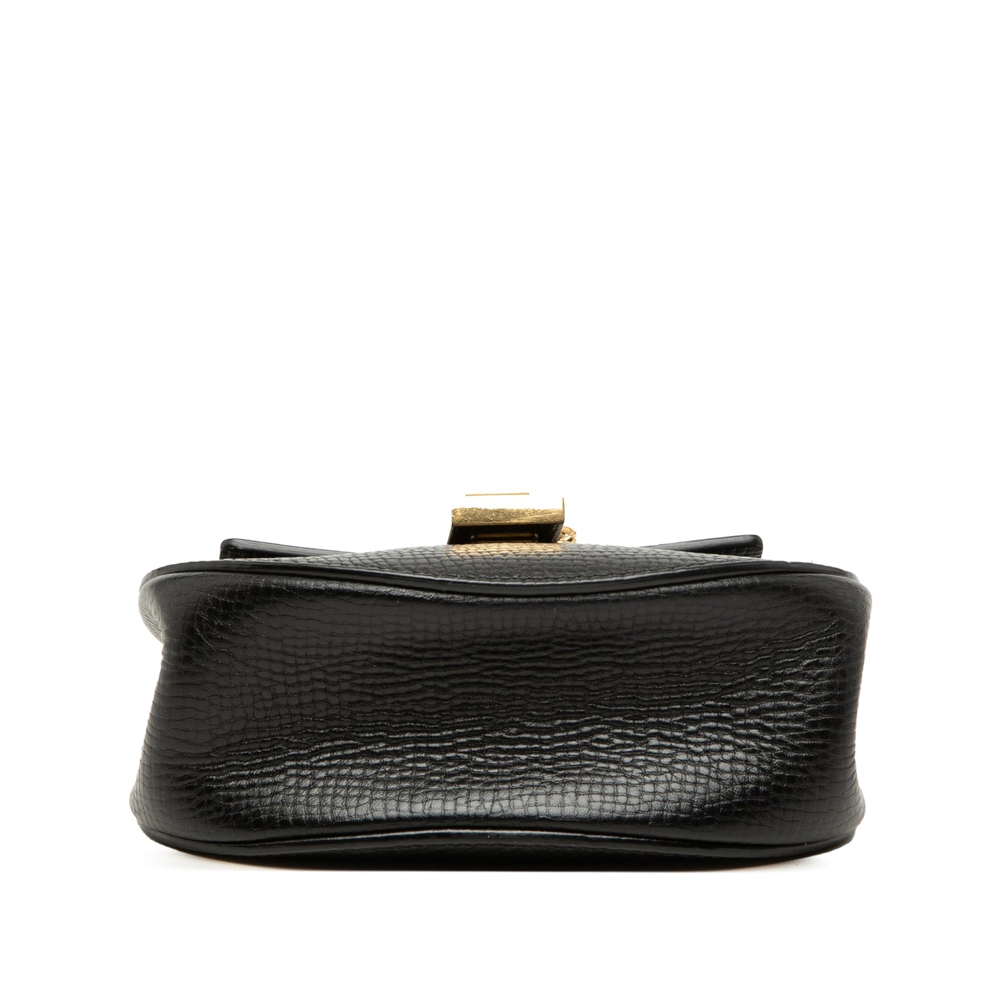 Chloé Mini Bicolor Grained Calfskin Drew Crossbody