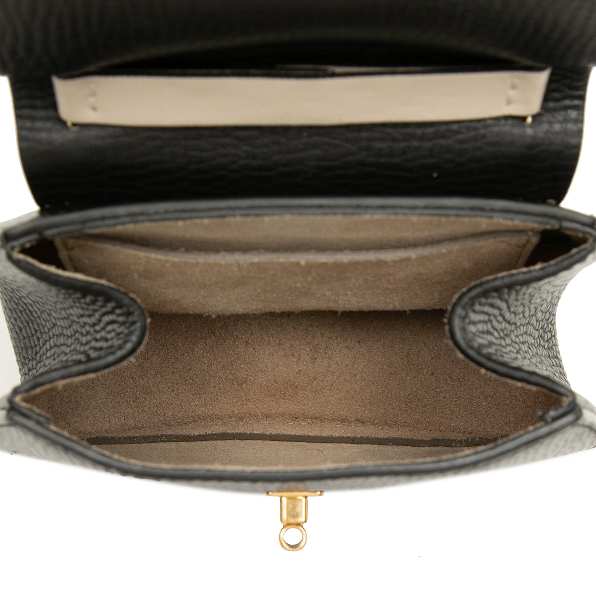 Chloé Mini Bicolor Grained Calfskin Drew Crossbody