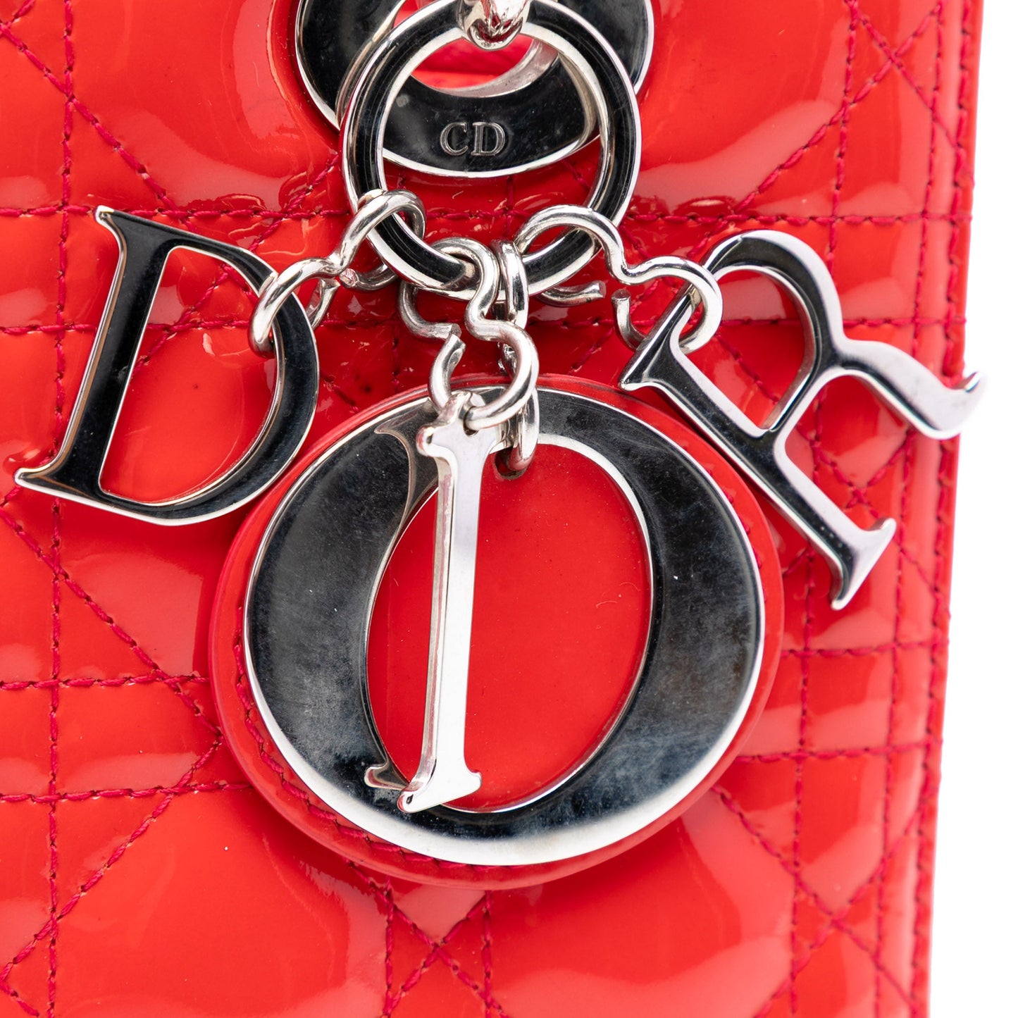 Dior Medium Patent Cannage Lady Dior