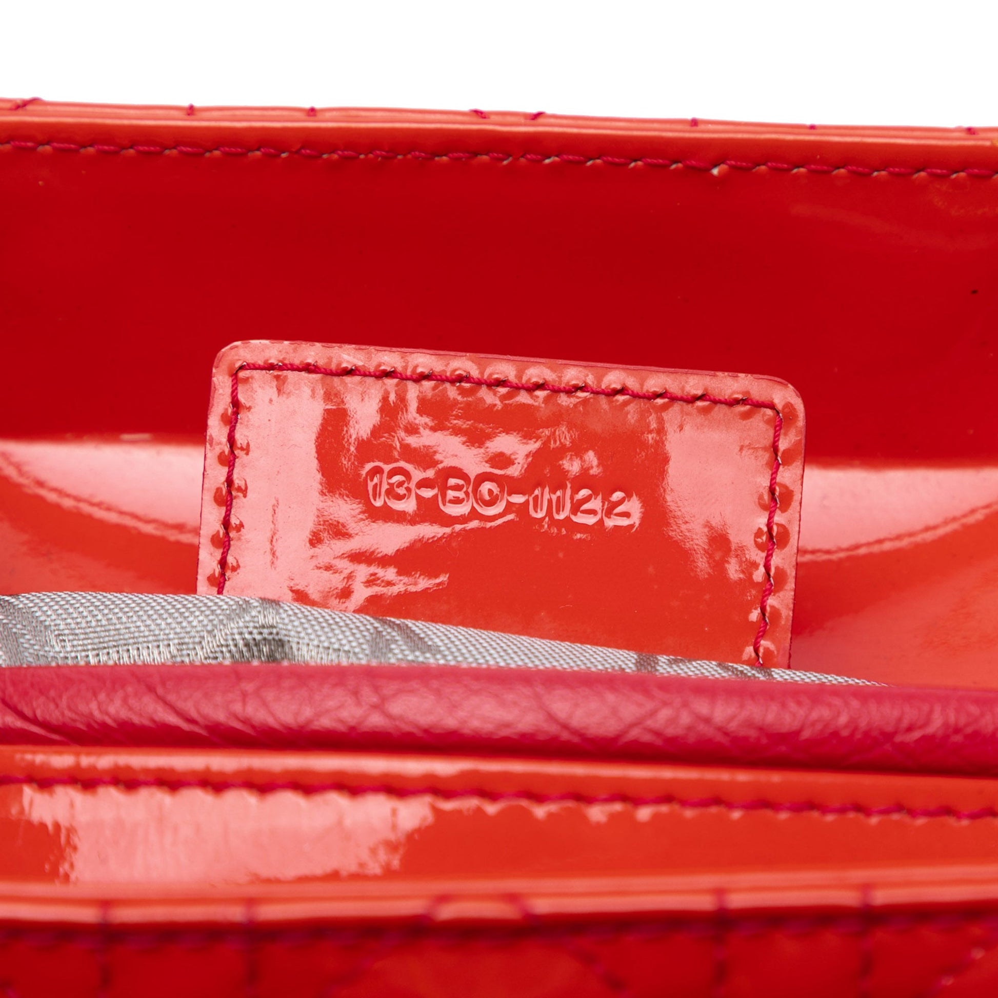 Dior Medium Patent Cannage Lady Dior