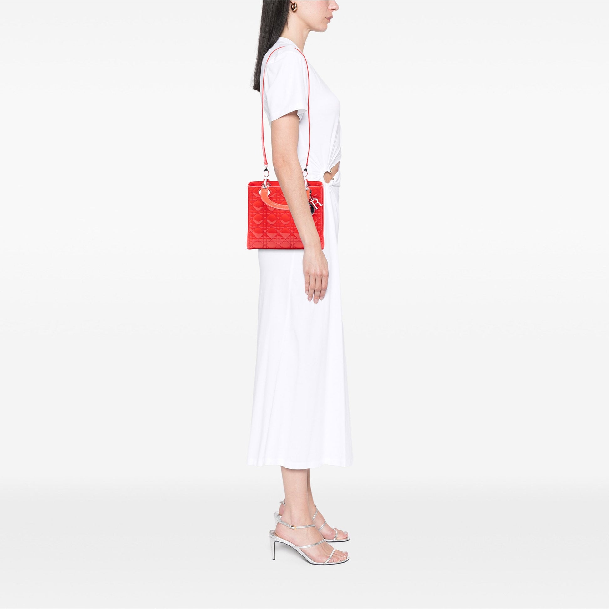 Dior Medium Patent Cannage Lady Dior