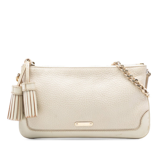 Burberry Leather Tassel Chain Crossbody