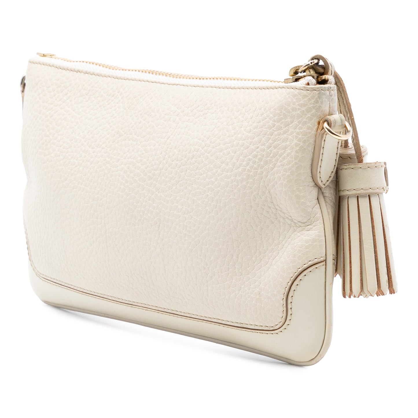 Burberry Leather Tassel Chain Crossbody