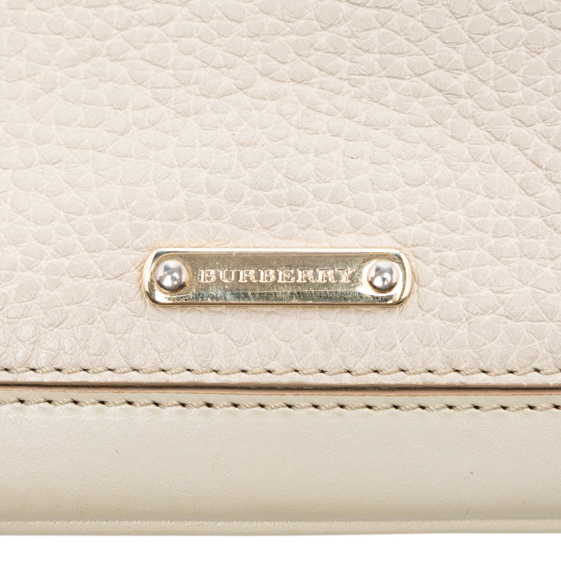 Burberry Leather Tassel Chain Crossbody