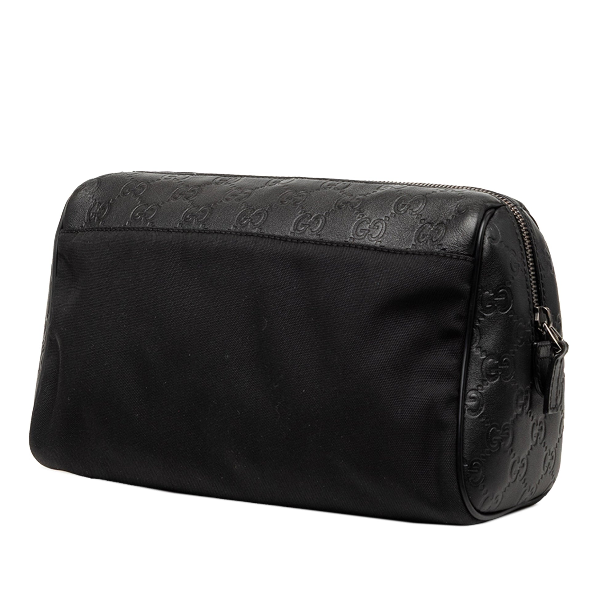 Gucci Guccissima Trimmed Nylon Clutch