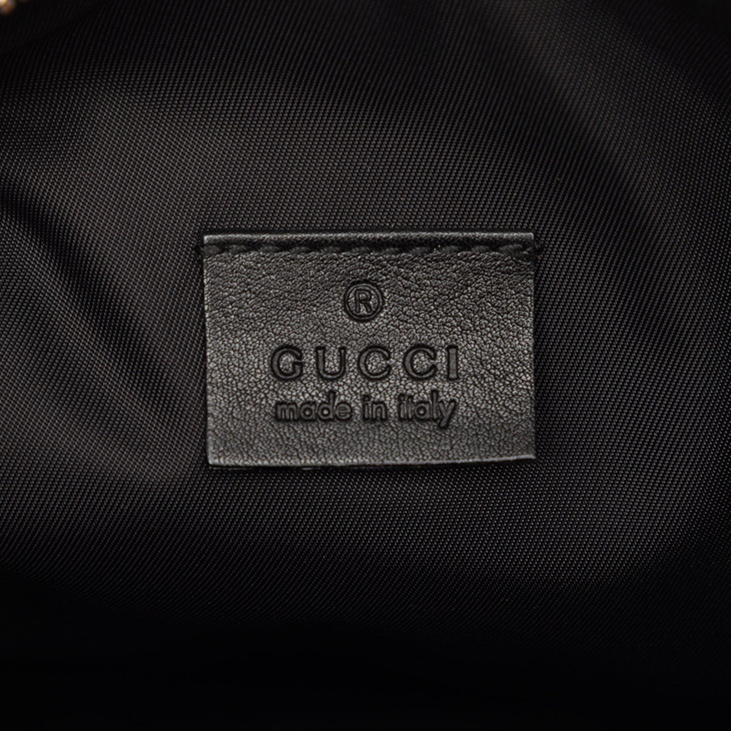 Gucci Guccissima Trimmed Nylon Clutch