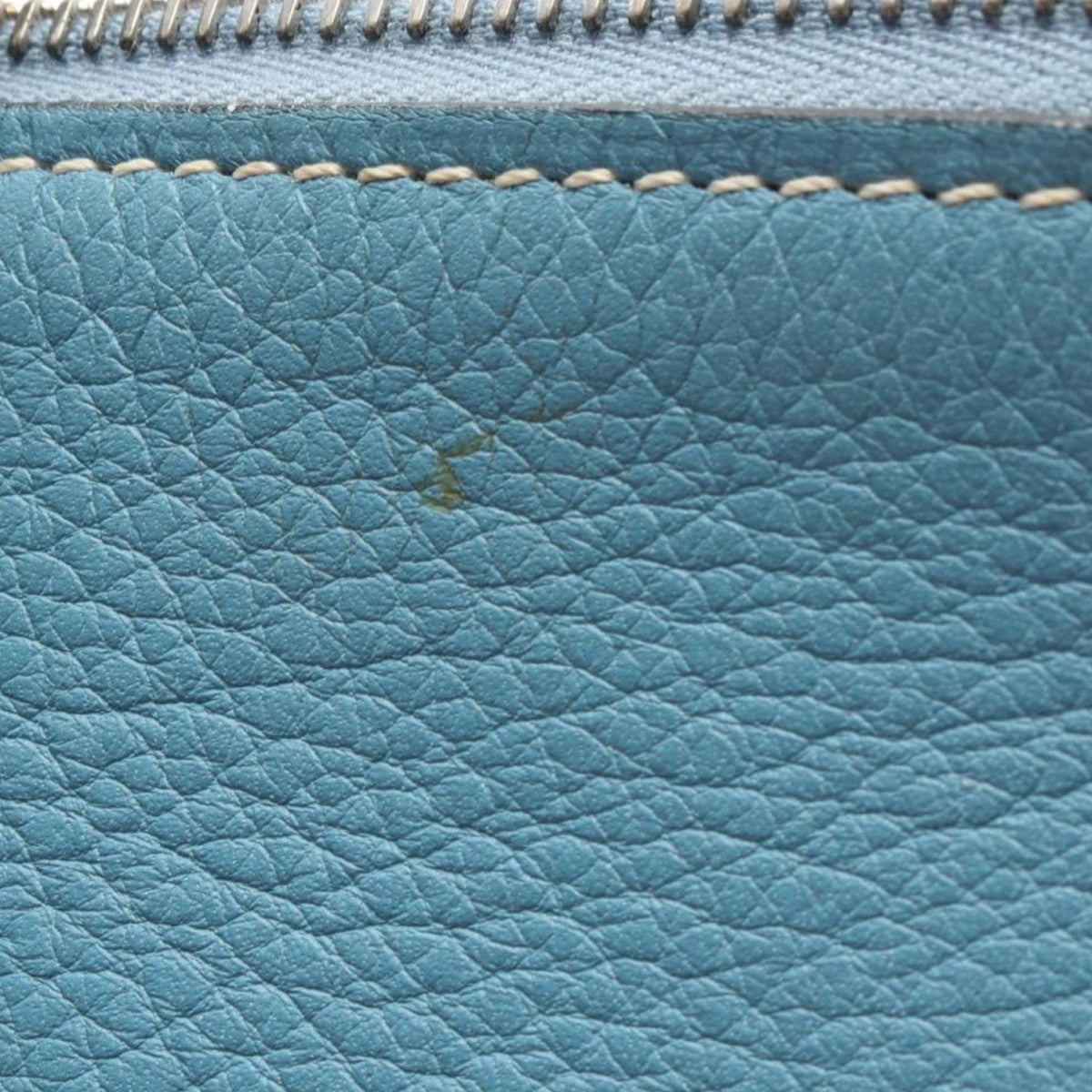 Hermès Clemence Intercity Vanity Bag — Blue