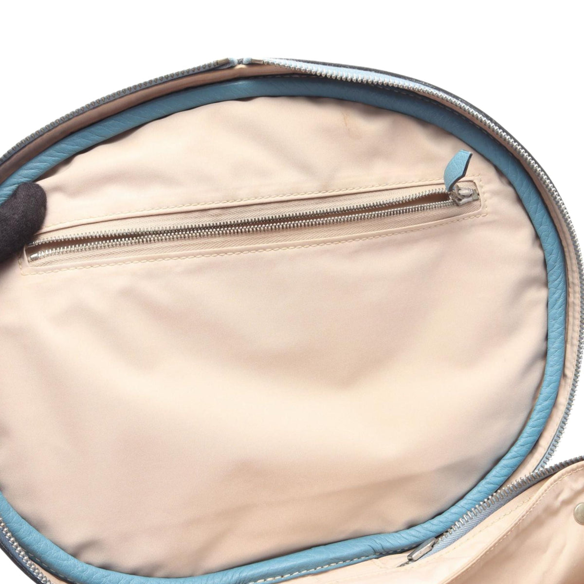 Hermès Clemence Intercity Vanity Bag — Blue