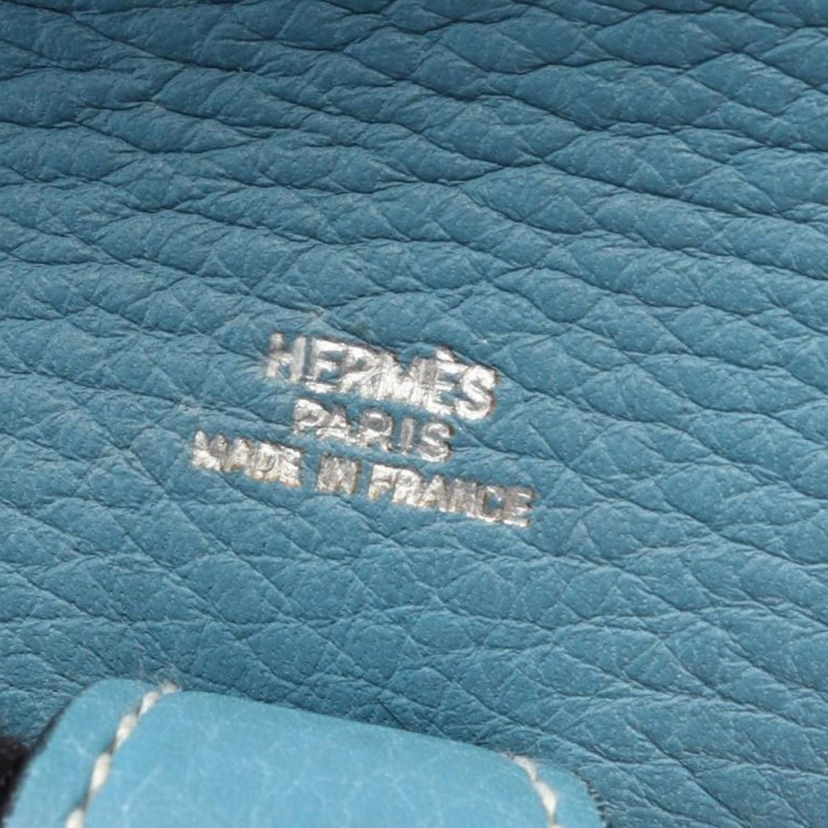 Hermès Clemence Intercity Vanity Bag — Blue