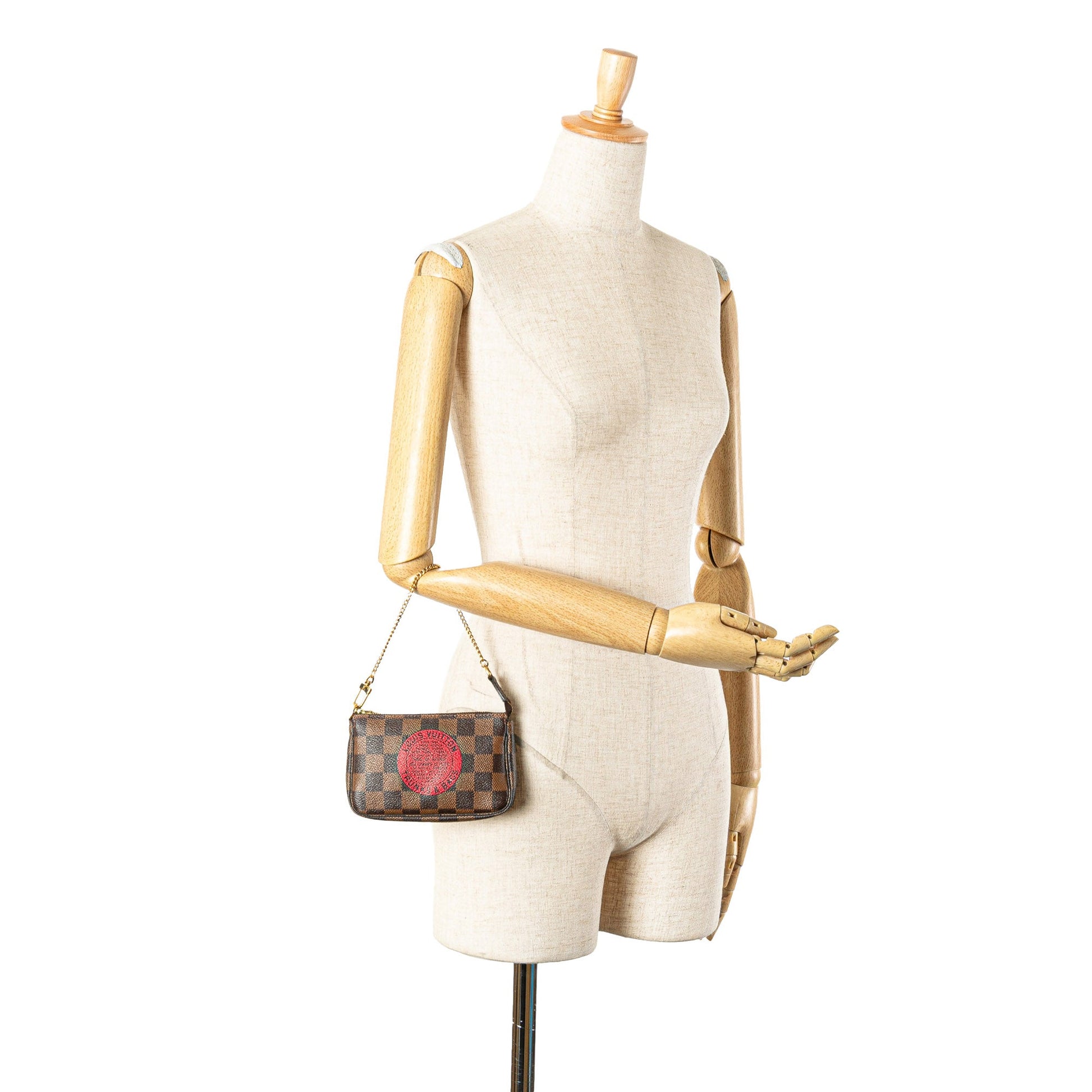 Louis Vuitton Damier Ebene Trunks and Bags Mini Pochette Accessoires