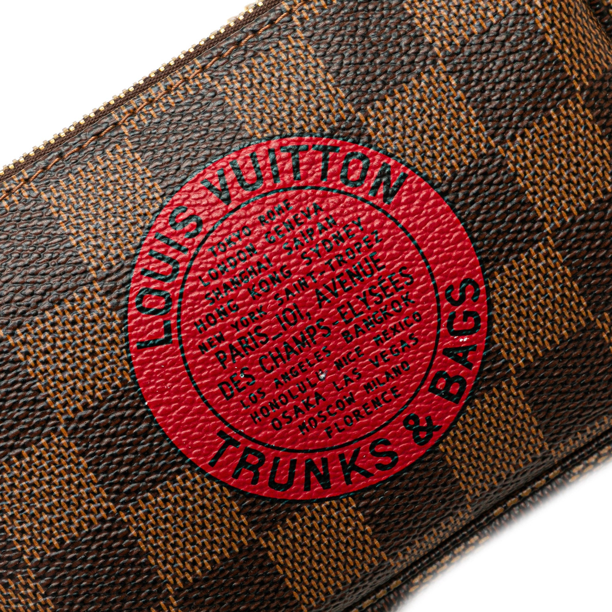Louis Vuitton Damier Ebene Trunks and Bags Mini Pochette Accessoires