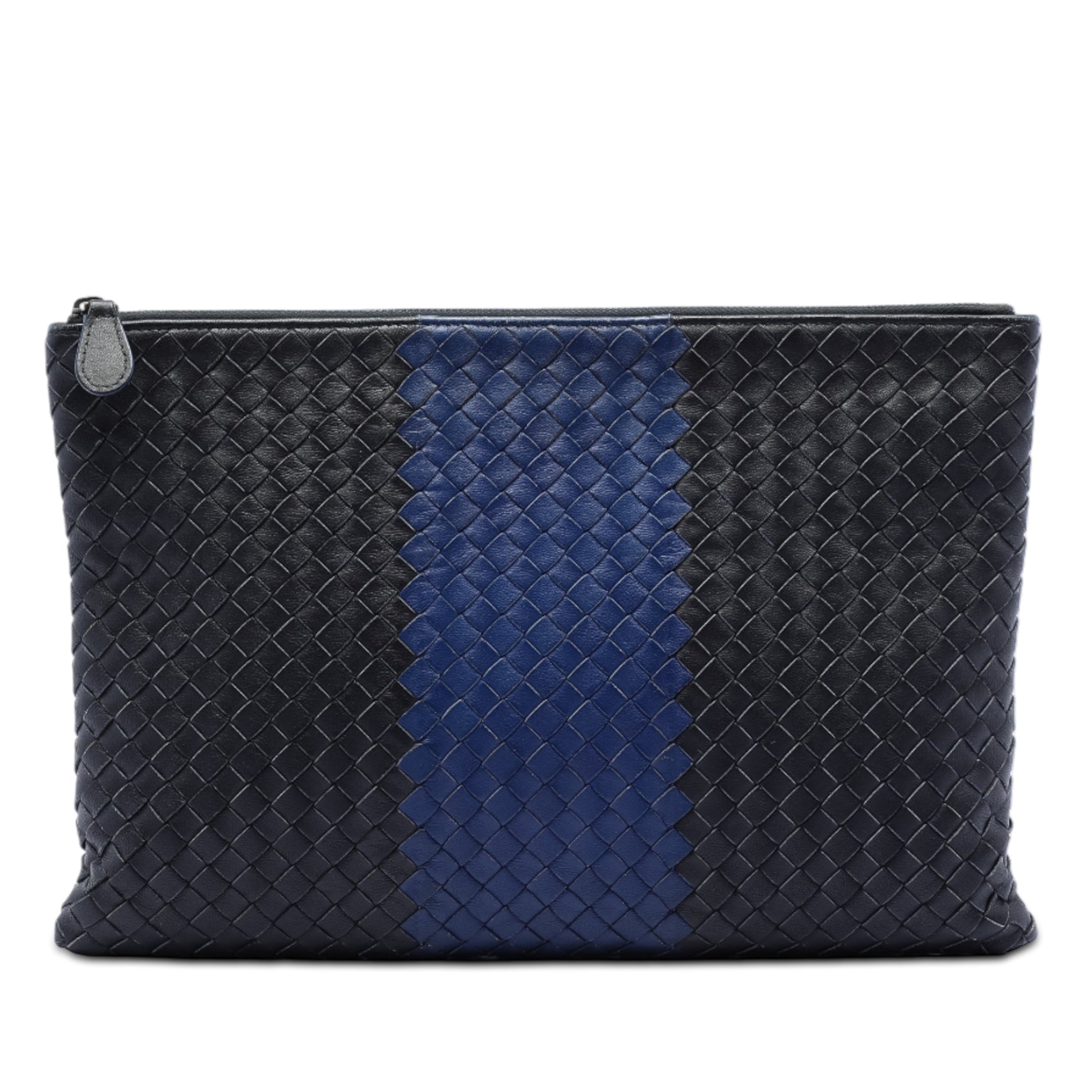 Bottega Veneta Bicolor Nappa Intrecciato Clutch