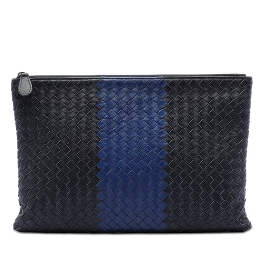 Bottega Veneta Bicolor Nappa Intrecciato Clutch