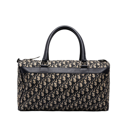 Dior Oblique Canvas Travel Bag — Blue
