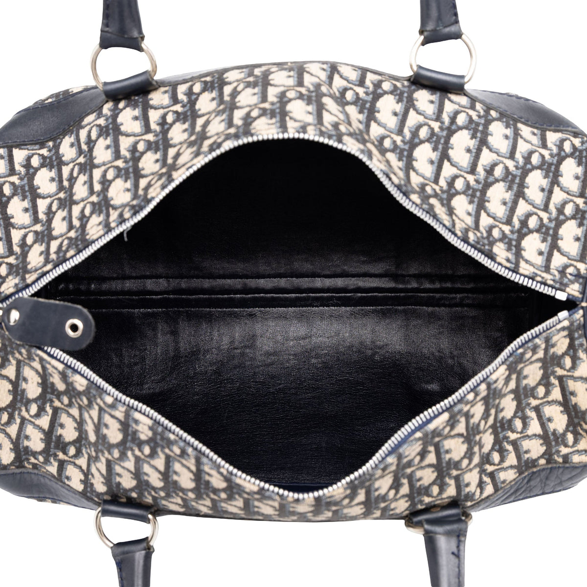 Dior Oblique Canvas Travel Bag — Blue