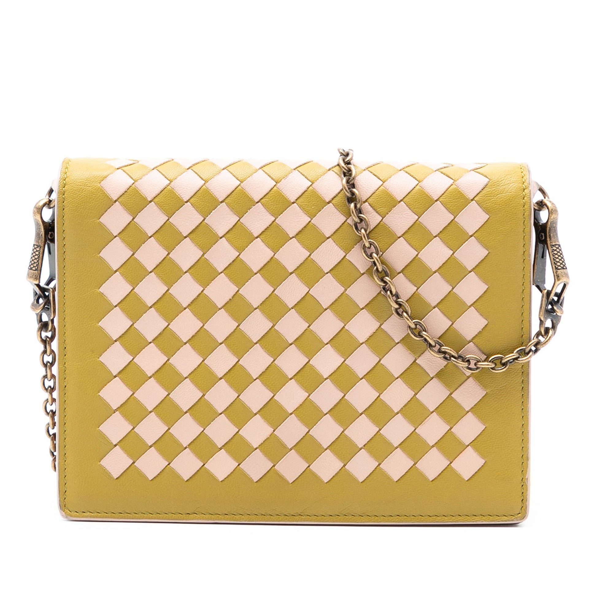 Bottega Veneta Nappa Intrecciato Wallet on Chain