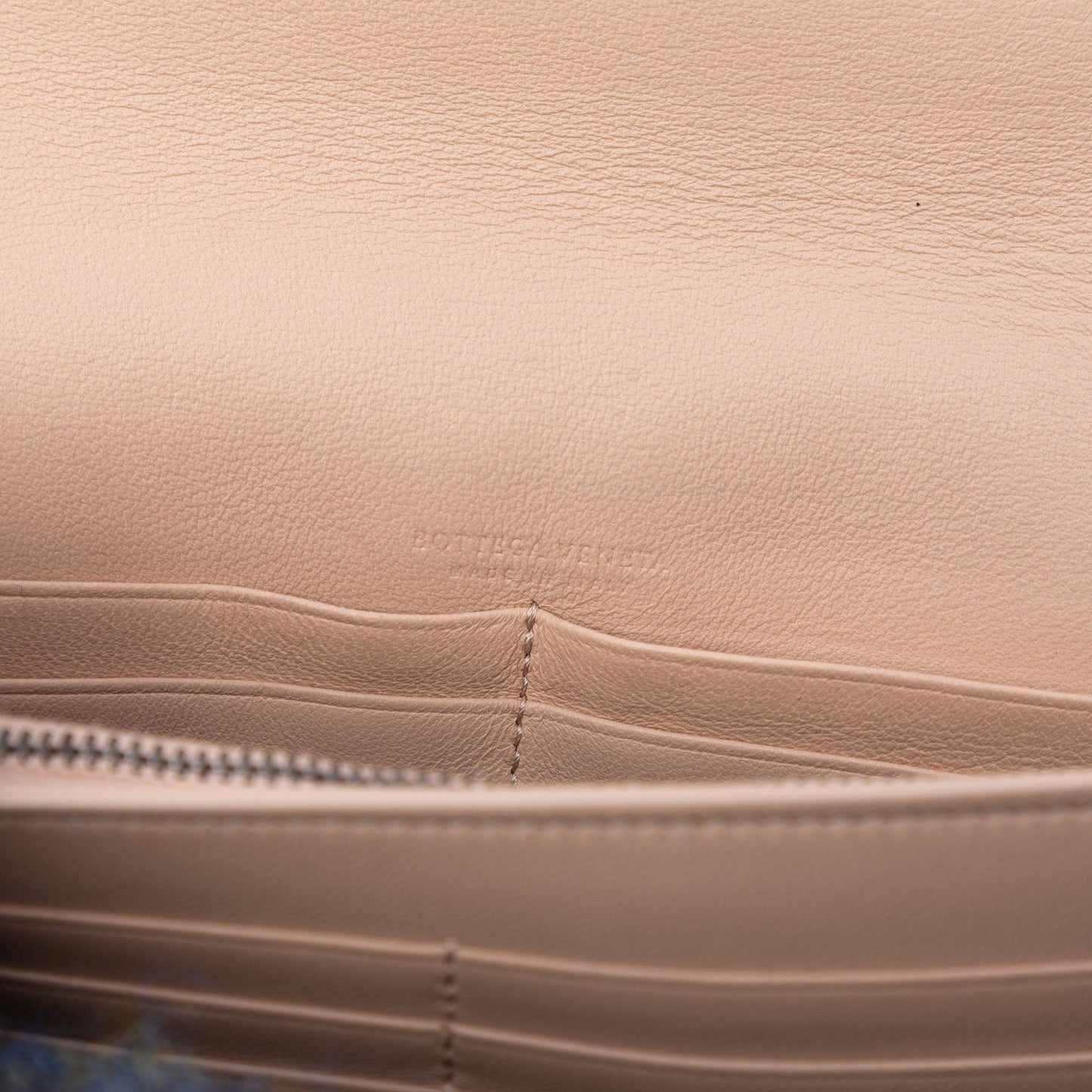 Bottega Veneta Nappa Intrecciato Wallet on Chain