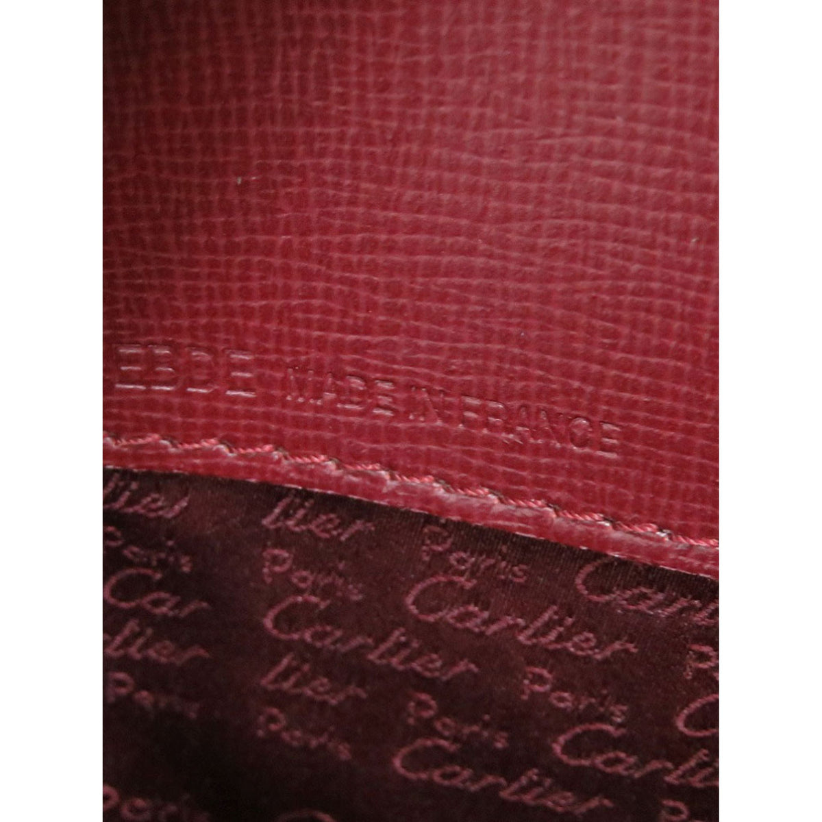 Cartier Leather Must De Cartier Backpack — Red